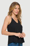Spaghetti Strap Racerback Tank Black