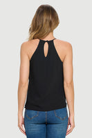 Spaghetti Strap Racerback Tank Black