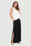 V-Neck Drape Tank Off White