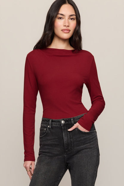 Nolita Nights Top Red Dahlia
