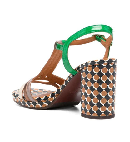 Liluce Color Block T-Strap Heel