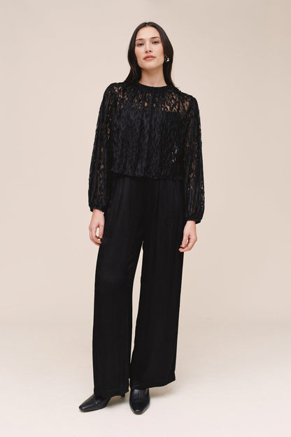 B3769-L72-302 - TRIPLE PLEATED WIDE LEG