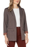 Jacquard Stripe Boyfriend Blazer