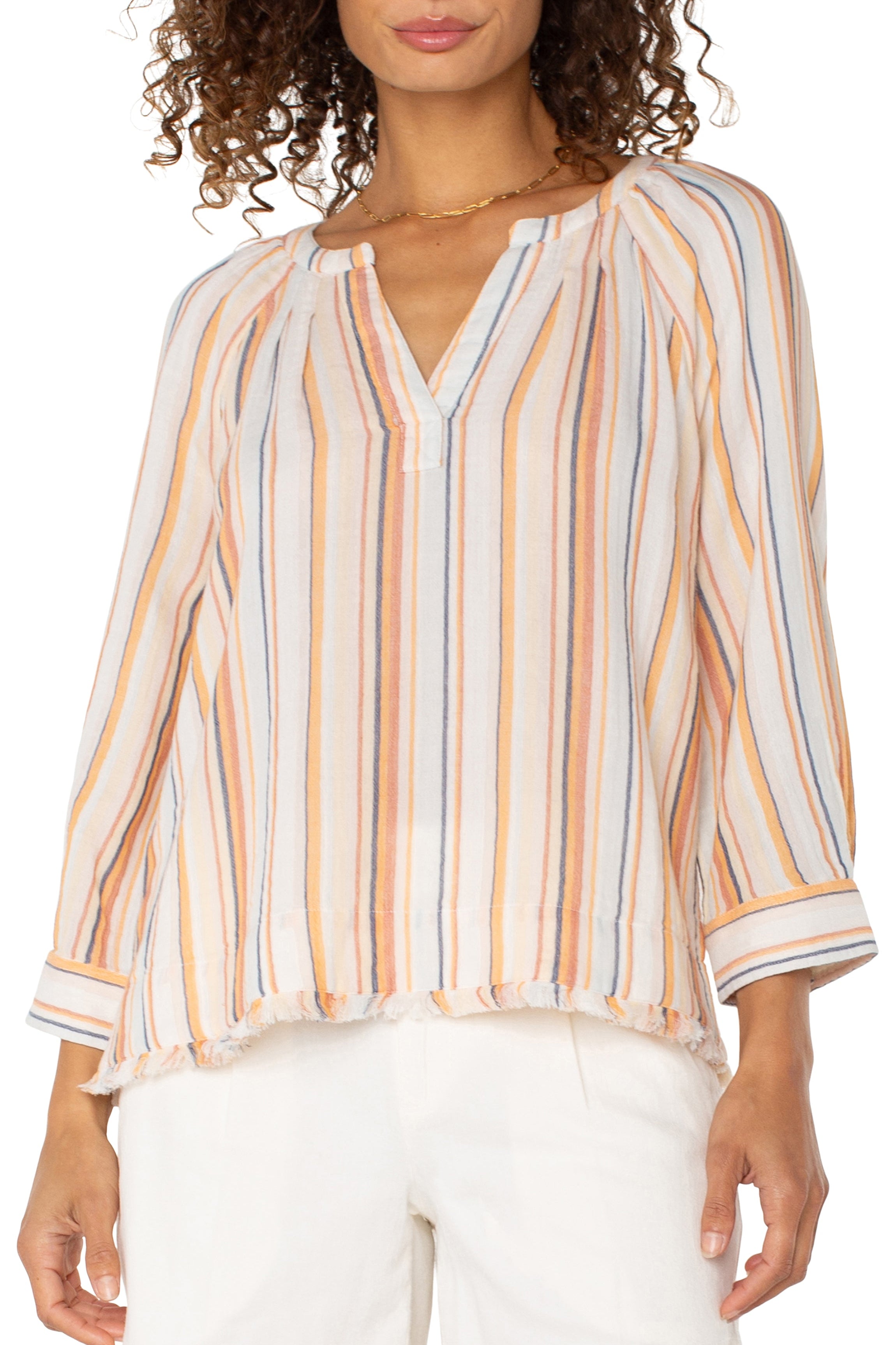 3/4 Sleeve Pleated Raglan Top – SF Siren 3/4 Sleeve Pleated Raglan Top – SF Siren