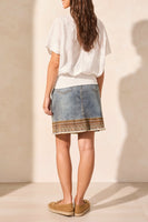 Popover Blouse with Shirred Waist