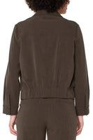 Popover Shirt with Elastic Waist