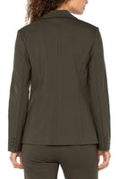 Fitted Blazer Forest Night