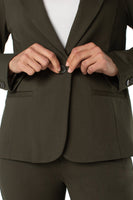 Fitted Blazer Forest Night