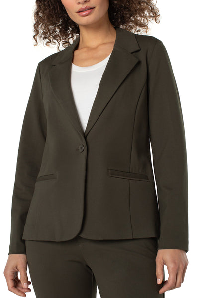 Fitted Blazer Forest Night