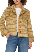 Boxy Cut Shacket in Plaid