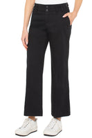 High Rise Cinch Waist Pant Onyx