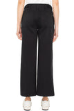 High Rise Cinch Waist Pant Onyx