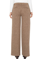 Kelsey Wide Leg Brown Herringbone