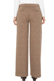 Kelsey Wide Leg Brown Herringbone