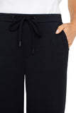 Pull On Crop Wide Leg Trouser