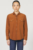Corduroy Long Sleeve Button Up