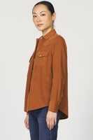 Corduroy Long Sleeve Button Up