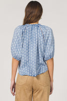 Costa Ladder Trim Poets Blouse