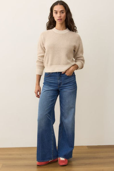 Robin Textured Crewneck Sweater
