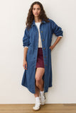 Hayes Denim Trench Coat