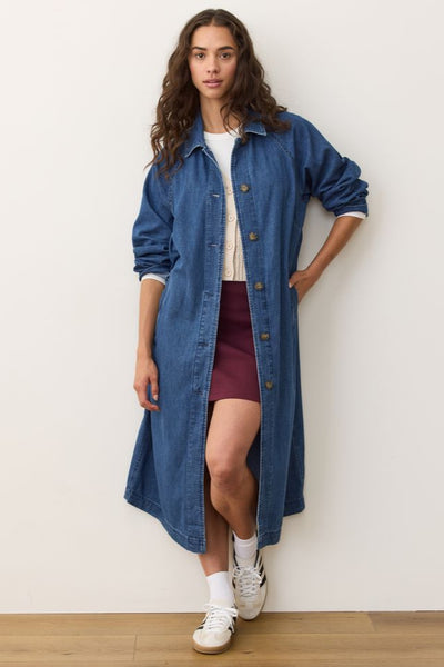 Hayes Denim Trench Coat