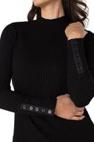 Long Sleeve Top with Button Detail