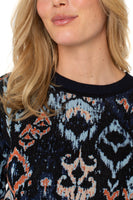 Crewneck Jacquard Sweater
