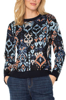 Crewneck Jacquard Sweater