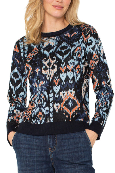 Crewneck Jacquard Sweater