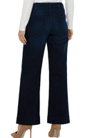 Patch Pocket Wide Leg Jeans