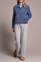 Cropped Button Down Jacket