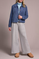 Cropped Button Down Jacket