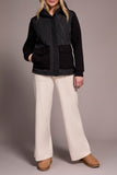 Quilted Knit Combo Jacket
