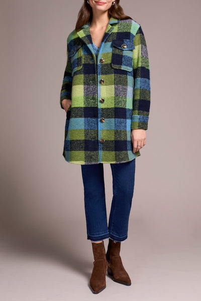 Long Plaid Shacket