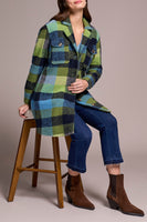 Long Plaid Shacket