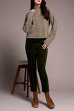 Crew Neck Drop Shoulder Sweater