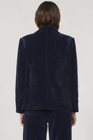 Elfi Single Button Blazer Black Iris