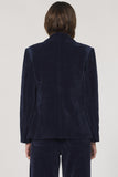 Elfi Single Button Blazer Black Iris