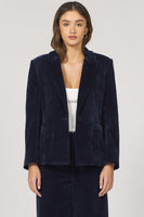 Elfi Single Button Blazer Black Iris