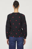 Milano Button Up Embroidery Top
