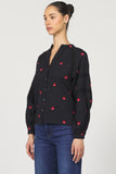 Milano Button Up Embroidery Top
