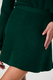 Vhari Knit Mini Skirt Evergreen