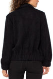 Collared Button Down Bomber Jacket