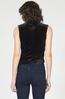 Shaunee Cowl Neck Sleevless Top Black