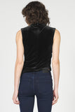 Shaunee Cowl Neck Sleevless Top Black