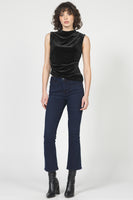 Shaunee Cowl Neck Sleevless Top Black