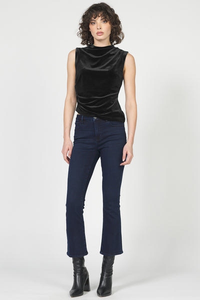 Shaunee Cowl Neck Sleevless Top Black
