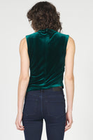 Shaunee Cowl Neck Sleevless Top Rainforest
