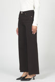 Fiona High Rise Wide Leg Chocolate