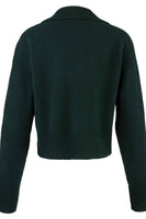Lilia Button Front Sweater Forest